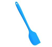 Espátula de Silicona, Espátula de Goma de Alto Temperatura a Alta Temperatura, Utensilio de Cocina Sin Palo, Mango Ergonómico, para Cocinar y Hornear (Azul)