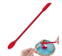 Espátula de silicona para sellar, raspador de cera de sellado, raspador de cera multiusos con espátula de doble extremo, raspador de espátula para aplicar cosméticos de postre, tampones,