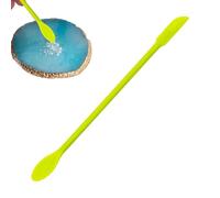 Espátula de silicona para sellos, raspador de cera de sellado, raspador de cera multiusos con espátula de doble punta, raspador de espátula para aplicar cosméticos de postre, sellos, etc.