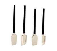 Espátula De Silicona Pequeña | 4 Piezas De Rasqueta Suave De Silicona - Juego De Espátula Herramienta Raspador Para Pastelería,Para Casa Restaurante Camping Picnic Pastel Ensalada