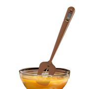 Espátula de termómetro de chocolate - termómetro electrónico para carne con pantalla digital, termoscopio digital con espátula para dulces, sensor de temperatura de cocina de silicona, lector de
