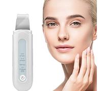 Espátula facial para depurador de la piel, depurador facial vibrante, dispositivo para pelar instrumentos de belleza, extractor de comedones multifunción para limpieza facial profunda-grey