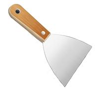 Espátula for masilla - 1" 1.5" 2" 2.5" 3" 4" 5" 6" Herramienta de limpieza de raspadores de metal for paneles de yeso, masilla, calcomanías, papel tapiz, horneado, parches y pintura (Color : 5PCS, S