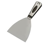 Espátula for masilla de acero inoxidable con mango ergonómico y cómodo, perfecta for masilla de paneles de yeso, cinta adhesiva y raspado de pintura, 2 pulgadas (Size : 4 inch)