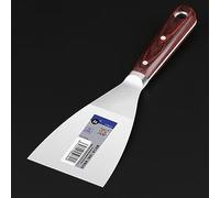 Espátula for masilla, espátula for rellenar, raspador de pintura, herramienta de pintor con hoja de acero inoxidable y mango ergonómico, herramienta duradera for paneles de yeso (Size : 4")
