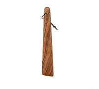 Espátula inclinada de madera de acacia con mango ergonómico y punta triangular de precisión para agitar constantemente y manejar huevos (30,5 x 7,5 cm)