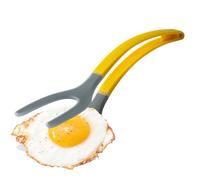 Espátula multiusos - 2 en 1 flipper, Kitchen Accessory with Comfortable Grip, Cooking Tool with non-lip Design, Stainless Steel Utensil, Food Turner for Breakfast Lunch Dinner Grilling