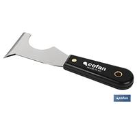 ESPATULA MULTIUSOS ACERO CARBONO MANGO PLASTICO 65MM