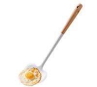 Espátula no - Turner de cocina al calor, herramienta de elipper de silicona | Utensilio de cocina de mango largo para panqueques de huevos Pescado Hamburguesa Carne BBQ Grill, seguro p