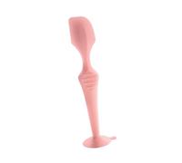 Espátula para crema de pañales de bebé de aplicación suave, cuchara de mano con base de succión para disfrutar de un uso fácil