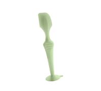 Espátula para crema de pañales de bebé de aplicación suave, cuchara de mano con base de succión para disfrutar de un uso fácil