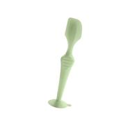 Espátula para crema de pañales de bebé de aplicación suave, cuchara de mano con base de succión para disfrutar de un uso fácil