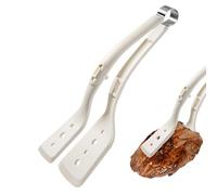 Espátula para huevos fritos, pinzas para barbacoa, pinzas de cocina de silicona para cocinar, pinzas para carne con mango anticalor para girar huevos, tortitas, pescado, tortilla, filete