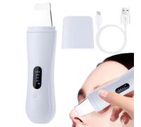 Espátula para la piel | Espátula portátil recargable ultrasónica de 4 modos, limpiador facial eléctrico, para niñas y mujeres, salón, verano, vacaciones, diario, noche, , festival, boda y hogar