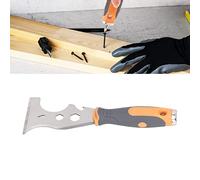 Espátula para Masilla 16 en 1 de Acero Inoxidable con Puntas de Destornillador, Trabajo Multiusos, Diseño Premium, Tamaño Ideal, Transporte Cómodo, ABS, Acero Inoxidable