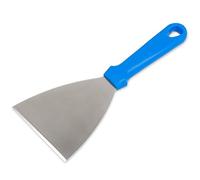 GIMETAL ETA012 Espátula para Pizza de Acero Inoxidable, Azul, 10 cm, 1 Unidad, Aluminio