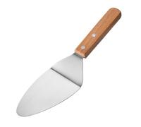 Espátula para servidor de tartas, Servidor de tartas - Pala Triangular para Hornear de Acero Inoxidable con Mango de Madera,Cortador de espátula para, cortador de para galletas