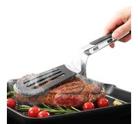 Espátula Parrilla Zange | Küchenutensil Für Kochen Mit Griff | Wende- Und Greifwerkzeug Für Grill | Steak Fleisch Fisch Cordero | Pizza Pfannkuchen