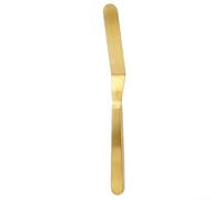 Espátula profesional para glaseado de pasteles de 8 pulgadas, esparcidor de mantequilla de acero inoxidable, herramienta para hornear, mango cómodo, apto para lavavajillas, utensilio de cocina (dorado