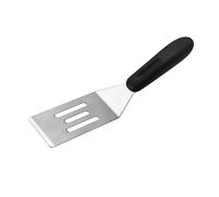 Espátula ranurada de acero inoxidable, herramienta de cocina multifuncional volteadora antiadherente para cocina japonesa, Teppanyaki, barbacoa al aire libre en casa