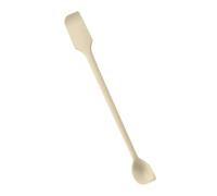 Espátula raspadora de tarros, cuchara esparcidora de silicona de mango largo, cuchara estrecha resistente al calor, herramienta raspadora de mantequilla de doble extremo, utensilios de cocina