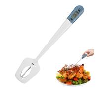 Espátula Termógrafo Candy - Termógrafo de Alimentos para Cocinar Herramienta de Alta Precisión | Medidor de Temperatura con Pantalla LCD de Silicona ABS, Sonda de Acero Inoxidable 304 para Fritur