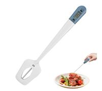 Espátula Termómetro Candy - Termómetro digital de acero inoxidable 304 de 12,6 pulgadas | Medidor LCD de lectura instantánea, espátula con sonda de temperatura para freír, hacer , barbacoa y