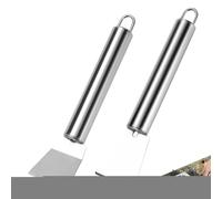 Espátula versátil para limpiar, raspador de limpieza de acero inoxidable - accesorios de cocina raspador efectivo de acero inoxidable para limpiar el uso doméstico al aire libre parrilla parrilla