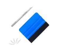 Espátula Vinilo, 7 Piezas Kit Vinilo Espatula Vinilo Adhesivo Herramientas Vinilo Kit De Envoltura De Vinilo Con 1 Gato De Fieltro, 1 Cuchilla y 5 Cuchillas, Adecuado Para Películas Para Ventanas