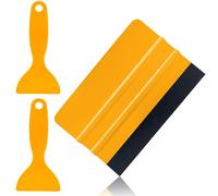 Espatula Vinilo, Espátula Vinilo con Gamuza Suave del Fieltro, Espatula para Vinilo, Plástico Fieltro Raspador, Professional Scratch Libre Enjugador, con 2 Espátula Plástica