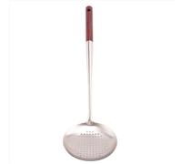 Espátula y cucharón para wok, juego de herramientas para espumadera, 17 pulgadas para wok, acero inoxidable 304