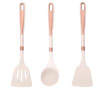 Espatulas Cocinar Juego, Espatulas Silicona Silicona CucharóN Sopero Juego CucharóN Sopero+Espatulas Para Servir, Freir, Cocinar Huevos, Peacado, Verduras, Steak, Tortitas