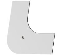 Espátulas curvadas para hormigón, espátulas de construcción para superficies de pared, preparación de pintura, pelado de concreto curvado