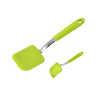 Espátulas de cocina resistentes al calor, mango cómodo, antiadherente | Espátula de silicona para cocinar, mango cómodo para cocinar sin esfuerzo, romper huevos, hornear fácilmente,
