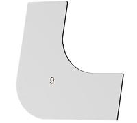 Espátulas de construcción curvadas para superficies de pared, para preparación de superficies de pared, espátulas de construcción