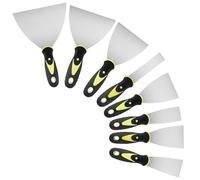Espátulas Masilla de Acero Inoxidable, Espátula Rasguños de Rascador, Cuchillo de llenado Herramienta Multiusos para Masilla, Papel Tapiz - 8 Pcs, 1/1,5/2/2,5/3/4/5/6 Pulgadas