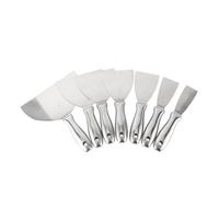 Espátulas Masilla de Acero Inoxidable, Raspadores de Papel Tapiz, Juego de Espátulas de Relleno, con Bolsa de Almacenamiento para Reparar Paneles de Yeso, Enlucido, Relleno de Masilla y Acabado Liso