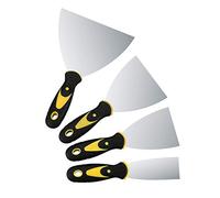 Espátulas Masilla, Espátulas de Acero Inoxidable, Espátula Rasguños de Rascador, Cuchillo de llenado Herramienta Multiusos para Masilla, Papel Tapiz - 4 Pcs, 1,5/3/4/6 Pulgadas
