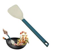 Espátulas para uso en cocina, mango largo, resistente al calor, espátulas flexibles de silicona resistentes al calor, para pescado, huevos, panqueques, hamburguesas, carne, sartén, utensilios de