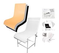 Especialidad Fotografía Photo Studio Mesa de Disparo 130x60cm Plegable y Portátil con 3 Fondos de PVC para Todavía Vida Producto Shooting