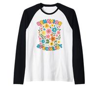 Especialista en Comportamiento Maestros Apreciación Floral Camiseta Manga Raglan