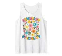 Especialista en Comportamiento Maestros Apreciación Floral Camiseta sin Mangas