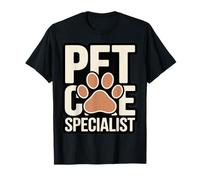 Especialista en Cuidado de Mascotas Dog Walker Cat Sitter Paw Camiseta