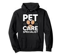 Especialista en Cuidado de Mascotas Dog Walker Cat Sitter Paw Sudadera con Capucha