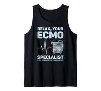 Especialista en ECMO Terapeuta respiratorio Enfermero de UCI Camiseta sin Mangas