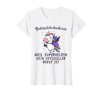 Especialista en edificios profesión superheroína Camiseta