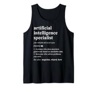 Especialista en Inteligencia Artificial Diccionario Divertido Camiseta sin Mangas