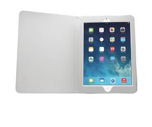 Especialmente Diseñado Samrick Ejecutivo caja de la carpeta de Union Jack Inglaterra equipo de Gran Bretaña libro con el soporte de visualización exclusivo, protectores de pantalla, paño de microfibra para el iPad Aire - Rojo / Azul / Blanco