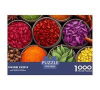 Especias coloridasJigsaw Puzzles for Adults 1000 Piece Age 12+ for Adults FamilyPuzzle Game Beautiful Decoration for Aduits Kids38x26cm/1000pcs
