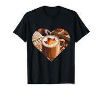 especias de calabaza, otoño, acogedor, hygge, latte, café, guerra Camiseta